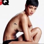 фото Тату Рианны от 30.09.2017 №017 - Rihanna Tattoo - tattoo-photo.ru