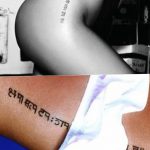 фото Тату Рианны от 30.09.2017 №020 - Rihanna Tattoo - tattoo-photo.ru