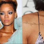 фото Тату Рианны от 30.09.2017 №026 - Rihanna Tattoo - tattoo-photo.ru