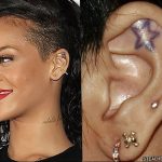 фото Тату Рианны от 30.09.2017 №033 - Rihanna Tattoo - tattoo-photo.ru