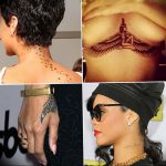 фото Тату Рианны от 30.09.2017 №035 - Rihanna Tattoo - tattoo-photo.ru