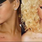 фото Тату Рианны от 30.09.2017 №041 - Rihanna Tattoo - tattoo-photo.ru