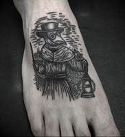 фото тату Чумной Доктор от 04.10.2017 №002 — tattoo Plague Doctor — tattoo-photo.ru