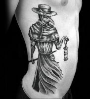 фото тату Чумной Доктор от 04.10.2017 №009 — tattoo Plague Doctor — tattoo-photo.ru