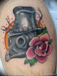 фото тату Чумной Доктор от 04.10.2017 №025 - tattoo Plague Doctor - tattoo-photo.ru