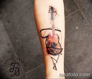 фото тату гитара от 03.09.2017 №001 - tattoo guitar - tatufoto.com