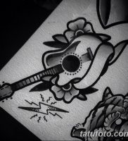 фото тату гитара от 03.09.2017 №084 — tattoo guitar — tatufoto.com