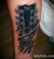 фото тату гитара от 03.09.2017 №092 — tattoo guitar — tatufoto.com