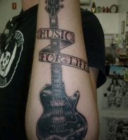 фото тату гитара от 03.09.2017 №099 — tattoo guitar — tatufoto.com