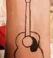 фото тату гитара от 03.09.2017 №102 — tattoo guitar — tatufoto.com