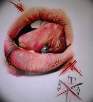 фото тату губы рисунок от 30.09.2017 №012 — tattoo lips drawing — tattoo-photo.ru