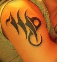 фото тату знак зодиака Дева от 30.09.2017 №006 — tattoo zodiac sign Virgo — tattoo-photo.ru