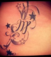 фото тату знак зодиака Дева от 30.09.2017 №014 — tattoo zodiac sign Virgo — tattoo-photo.ru