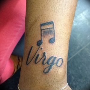 фото тату знак зодиака Дева от 30.09.2017 №078 - tattoo zodiac sign Virgo - tattoo-photo.ru