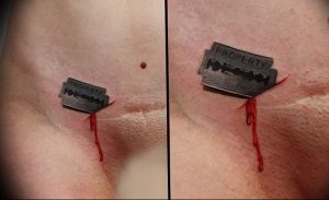 фото тату лезвие (опасная бритва) от 08.09.2017 №046 - tattoo dangerous razor