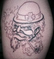 фото тату лепрекон от 04.10.2017 №010 — tattoo leprechaun — tattoo-photo.ru