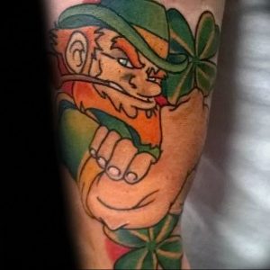 фото тату лепрекон от 04.10.2017 №093 - tattoo leprechaun - tattoo-photo.ru