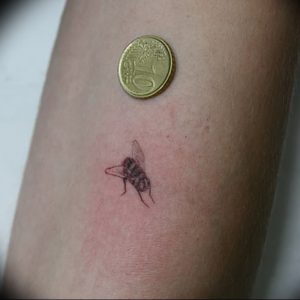 фото тату муха от 22.09.2017 №035 - Fly Tattoo - tattoo-photo.ru