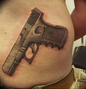 фото тату оружие от 05.09.2017 №099 - tattoo weapons - tattoo-photo.ru