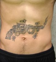 фото тату оружие от 05.09.2017 №100 — tattoo weapons — tattoo-photo.ru
