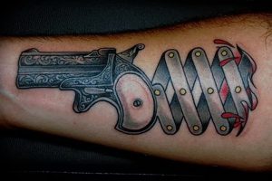 фото тату оружие от 05.09.2017 №102 - tattoo weapons - tattoo-photo.ru