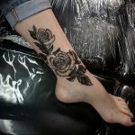 фото тату роза от 30.09.2017 №005 - rose tattoo - tattoo-photo.ru