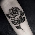 фото тату роза от 30.09.2017 №007 - rose tattoo - tattoo-photo.ru
