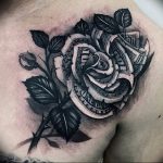 фото тату роза от 30.09.2017 №027 - rose tattoo - tattoo-photo.ru