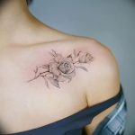 фото тату роза от 30.09.2017 №028 - rose tattoo - tattoo-photo.ru