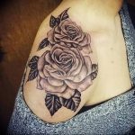 фото тату роза от 30.09.2017 №030 - rose tattoo - tattoo-photo.ru