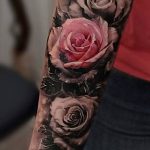 фото тату роза от 30.09.2017 №031 - rose tattoo - tattoo-photo.ru