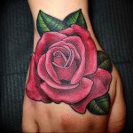 фото тату роза от 30.09.2017 №032 - rose tattoo - tattoo-photo.ru