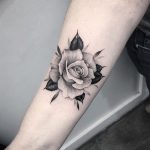 фото тату роза от 30.09.2017 №034 - rose tattoo - tattoo-photo.ru
