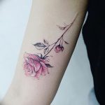 фото тату роза от 30.09.2017 №039 - rose tattoo - tattoo-photo.ru