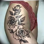 фото тату роза от 30.09.2017 №055 - rose tattoo - tattoo-photo.ru