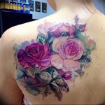 фото тату роза от 30.09.2017 №057 - rose tattoo - tattoo-photo.ru
