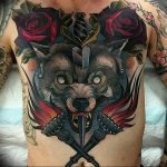 фото тату роза от 30.09.2017 №062 - rose tattoo - tattoo-photo.ru