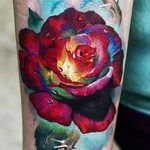 фото тату роза от 30.09.2017 №066 - rose tattoo - tattoo-photo.ru