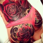 фото тату роза от 30.09.2017 №072 - rose tattoo - tattoo-photo.ru