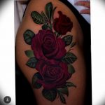 фото тату роза от 30.09.2017 №075 - rose tattoo - tattoo-photo.ru