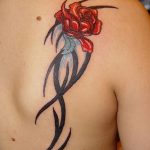 фото тату роза от 30.09.2017 №082 - rose tattoo - tattoo-photo.ru