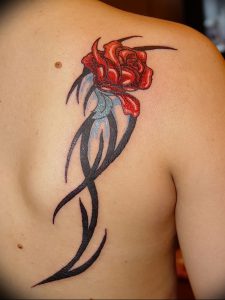 фото тату роза от 30.09.2017 №082 - rose tattoo - tattoo-photo.ru