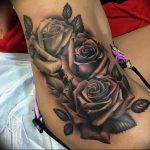 фото тату роза от 30.09.2017 №084 - rose tattoo - tattoo-photo.ru