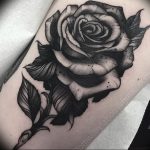 фото тату роза от 30.09.2017 №090 - rose tattoo - tattoo-photo.ru