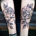 фото тату роза от 30.09.2017 №097 - rose tattoo - tattoo-photo.ru