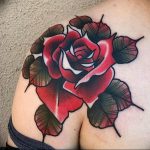фото тату роза от 30.09.2017 №101 - rose tattoo - tattoo-photo.ru