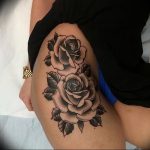 фото тату роза от 30.09.2017 №102 - rose tattoo - tattoo-photo.ru