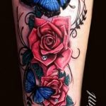 фото тату роза от 30.09.2017 №106 - rose tattoo - tattoo-photo.ru