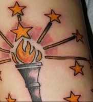 фото тату факел от 08.09.2017 №110 — tattoo torch — tattoo-photo.ru