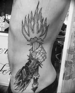 фото тату факел от 08.09.2017 №133 - tattoo torch - tattoo-photo.ru